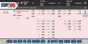 Cách Soi Kèo Tài Xỉu