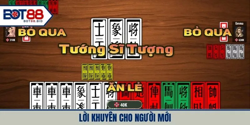Lời khuyên cho người mới